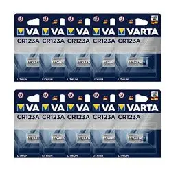 Produktbild: Varta CR123A Professional Batterie (10er Pack, Photo Batterie Lithium für High-Tech Kameras und Blitze oder Überwachungskameras)