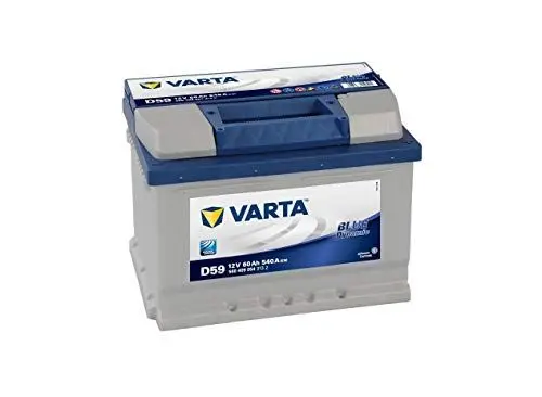 Produktbild: Varta D59 Autobatterie 58360 Blue Dynamic, 12V, 60 Ah, 540 A, NiCAD