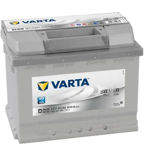 Produktbild: Varta Silver Dynamic D39 Autobatterie 12V 63Ah 610A (EN) ETN 563 401 061