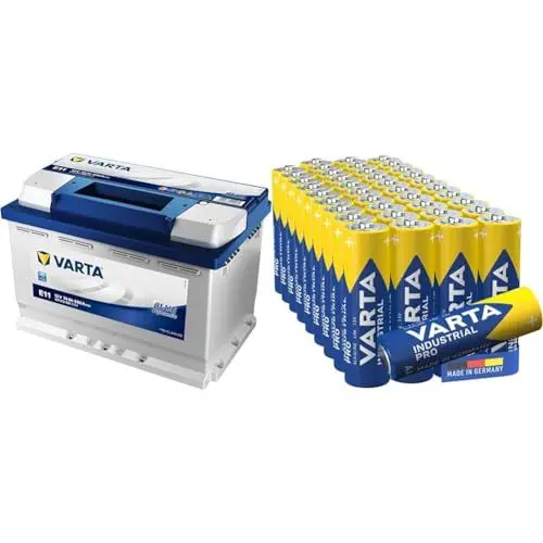 Produktbild: Varta mercury oxide & Batterien AA, Industrial Pro, Alkaline Batterie, 1,5V, Vorratspack in umweltschonender Verpackung, Made in Germany (Exklusiv bei Amazon) 40 Stück