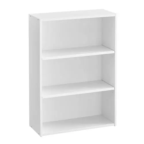 Produktbild: VASAGLE Bücherregal 3 Ebenen, Standregal, Aufbewahrungsregal, verstellbare Einlegeböden, für Wohnzimmer, Homeoffice, Schlafzimmer, wolkenweiß LBC163T14