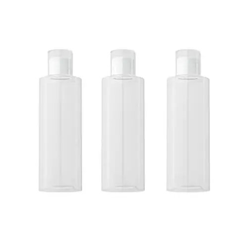Produktbild: VASANA 3Pcs 5oz transparenter doppelter Kappen-Plastik-leerer Flaschen-Öffnung, der Reise-kosmetischen Fläschchenbehälter mit Flip Cap Probe Tube Jar reduziert