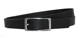 Produktbild: Vascavi Ledergürtel, 2 cm breit, Made in Germany, echt Leder Gürtel für Damen, als Hüftgürtel, kürzbar (110 cm Gesamtlänge 120 cm, Schwarz)