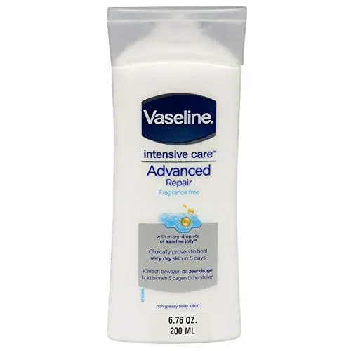 Produktbild: Vaseline Intensive Rescue Moisture Locking Body Lotion Unfragranced 200ml Pack of 3