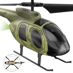 Produktbild: VATOS 2.4G Ferngesteuerter Hubschrauber: Camouflage Militär RC Flugzeuge mit Gyro | 3 Kanäle positioniert Höhe Indoor RC Helicopter Spielzeug Geschenke für Jungen Jugendliche Erwachsene