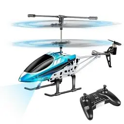 Produktbild: VATOS Hubschrauber Ferngesteuert RC Helikopter Spielzeug Drinnen Ferngesteuert Mini Helikopter Flugzeug Geschenk Kinder YD-927 3 Kanal 2.4 GHz LED Gyro