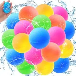 Produktbild: VATOS Wiederverwendbare Wasserballons, 30PCS Silikon Wasserballons Spielzeug, weich abdichtende Wasserbälle Spielzeug für Kinder Erwachsene Sommer Outdoor Wasser Spiel Hof Schwimmbad Strand Party