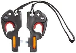 Produktbild: VAUDE 12501 QMR-Befestigungssystem 2 mit Tragegriff, QMR-Haken für Radtaschen Qmr Hook 2 With Handle Schwarz Einheitsgröße