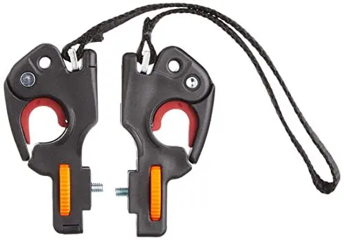 Produktbild: VAUDE 12501 QMR-Befestigungssystem 2 mit Tragegriff, QMR-Haken für Radtaschen Qmr Hook 2 With Handle Schwarz Einheitsgröße