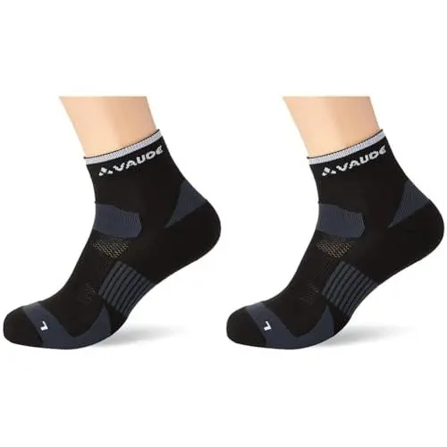 Produktbild: VAUDE Unisex Bike Socks Short Accessories, Schwarz, 45-47 EU
