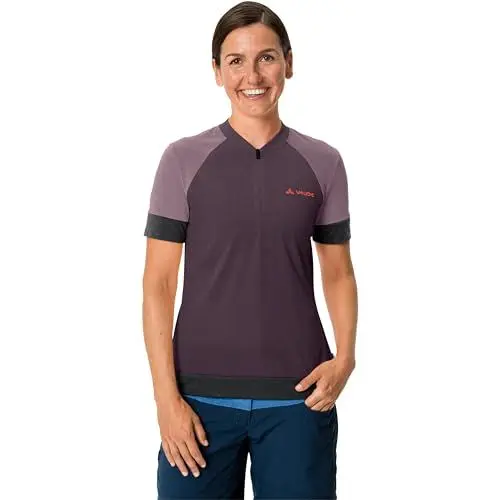 Produktbild: VAUDE Damen Women's Altissimo Q-zip T-Shirt, Blackberry, 42 EU