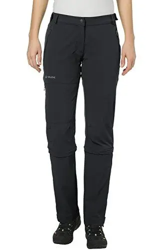 Produktbild: VAUDE Damen Women's Farley Stretch Capri T-Zip Ii Hose, black, 38-Short