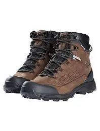 Produktbild: VAUDE wasserdichte Trekking- und Wanderschuhe für Damen “TRK Skarvan Tech Mid STX”, nachhaltige Wanderschuhe aus Leder für Wandertouren, bequeme und rutschfeste Outdoorschuhe in braun