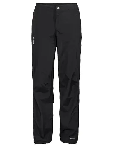 Produktbild: VAUDE Damen Women's Yaras Rain Zip Pants Iii Hose, Schwarz, 36 EU