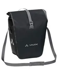 Produktbild: VAUDE Fahrradtasche für Gepäckträger Aqua Back Single 1 x 24 L in Schwarz, Hinterradtasche wasserdicht, Fahrrad Gepäckträgertasche hinten, einfache Befestigung – Made in Germany