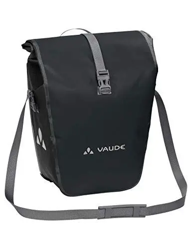Produktbild: VAUDE Fahrradtasche für Gepäckträger Aqua Back Single 1 x 24 L in Schwarz, Hinterradtasche wasserdicht, Fahrrad Gepäckträgertasche hinten, einfache Befestigung – Made in Germany