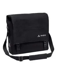 Produktbild: VAUDE Fahrradtasche für Gepäckträger Augsburg IV 14L schwarz, stylische Business-Fahrradtasche 100% wasserdicht, Gepäckträgertasche hinten, einfache Befestigung – Made in Germany