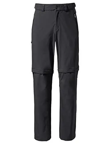 Produktbild: VAUDE Herren Mens Farley Stretch T-zip Pants Iii Hose, Schwarz, 50 Kurz EU