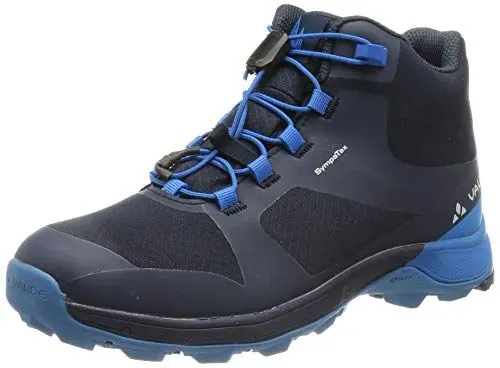 Produktbild: VAUDE Kinder-Wanderschuhe “Lapita II Mid STX”, Outdoor-Sportschuh für Jungen und Mädchen, wasserfeste Wanderhalbschuhe in Größe 28, radiate blue