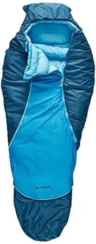 Produktbild: VAUDE Kinder Schlafsack Alpli Adjust 400 SYN, längenverstellbarer Kinderschlafsack, geeignet für Größen von 105-135cm, baltic sea, one Size, 129613340010