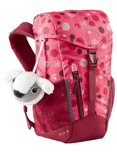 Produktbild: VAUDE Kinderrucksack Ayla für Mädchen & Jungen, komfortabler Wanderrucksack Kinder 6 L in pink, wetterfester Kindergartenrucksack mit innovativem Tragesystem & reflektierenden Elementen