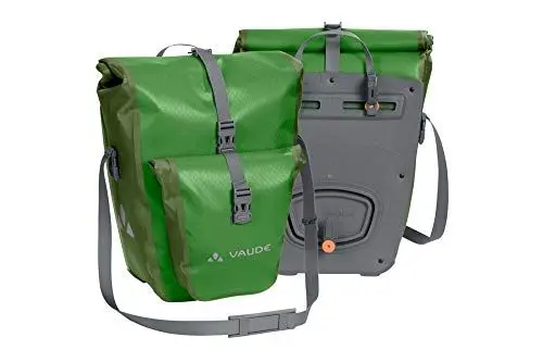 Produktbild: VAUDE Fahrradtaschen für Gepäckträger Aqua Back Plus, 2 x Hinterradtaschen wasserdicht, 51 Liter Gesamtvolumen, Fahrrad Gepäckträgertasche hinten, einfache Befestigung – Made in Germany