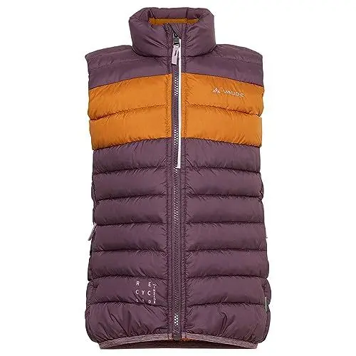 Produktbild: VAUDE Unisex Baby Kids Limax Insulation Vest, BlackBerry/Brown, 92 Weste, Brombeere/Braun