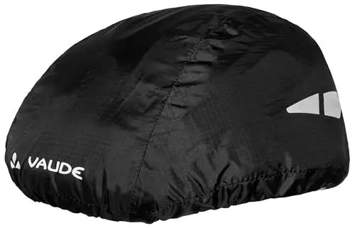 Produktbild: VAUDE Unisex Helmet Raincover Helmüberzug, Schwarz, Einheitsgröße EU