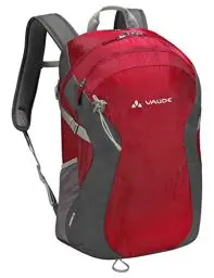 Produktbild: VAUDE Wanderrucksack Grimming Rot 24 l, wasserdichter Rucksack Damen & Herren, leichter Trekkingrucksack mit Rückenbelüftung, praktisches Laptopfach