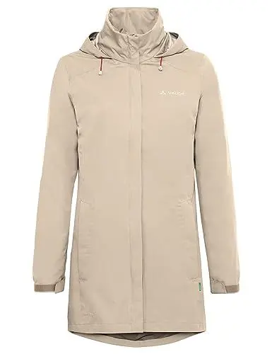 Produktbild: VAUDE Women's Escape Parka - Wasserdichter Regen-Parka aus recyceltem Polyester, 87,5cm Länge, Atmungsaktiv & Winddicht, PFC-frei, Nachhaltig