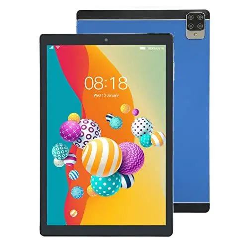 Produktbild: VBESTLIFE 10,1-Zoll-WLAN-Tablet, Android 12-Tablet, 6 GB 128 GB ROM, 128 GB Erweiterbar, Dual-Kamera, Dual-SIM, 5.0, Touchscreen