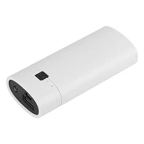 Produktbild: VBESTLIFE 2X DIY Power Bank Box, Normales Akkuladegerät Außengehäuse, Kunststoffgehäuse mit LCD-Display, Schnell Aufladbares Mobiles Power Case(Weiß)