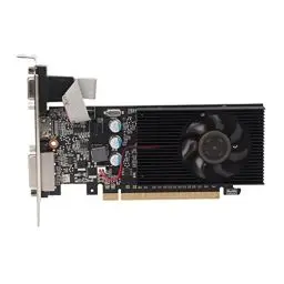 Produktbild: VBESTLIFE 2 GB DDR3 Grafikkarte, 64 Bit 810 MHz Speicherfrequenz 1000 MHz Kernfrequenz Desktop-Grafikkarte mit HDMI-VGA-DVI-Schnittstelle, Gaming-Video-Grafikkarte