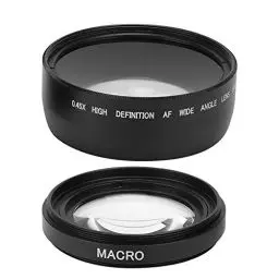Produktbild: VBESTLIFE 58MM 0,45X Weitwinkel-Makroobjektiv Passend für Alle 58MM-Durchmesser-Kameraobjektive, für Landschaftsfotografie