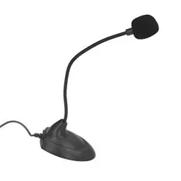 Produktbild: VBESTLIFE Computermikrofon, Professionelles 3,5-mm-USB-PC-Mikrofon, Geeignet für Gesangsinstrumente, Gaming, Podcasting, Streaming, Gesangsaufnahme, Kompatibel mit Desktop-Laptop-Notebook