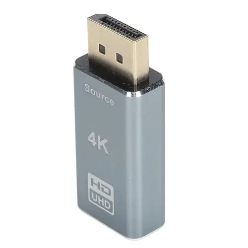 Produktbild: VBESTLIFE Displayport zu HDMI Adapter, 4K 1080P 120Hz DP PC zu HDMI Konverter Video, DP zu HDTV Stecker zu Buchse Adapter für Laptop PC Computer
