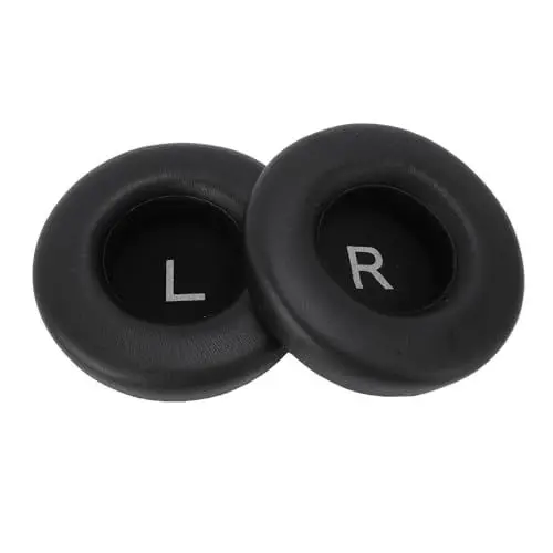 Produktbild: VBESTLIFE Ersatz-Ohrpolster für K550 K551 K553 K240S K272 K271 K242 K241 K240 K92 K72 K52, 1 Paar Headset-Ohrpolster aus Weichem PU-Leder (Black)