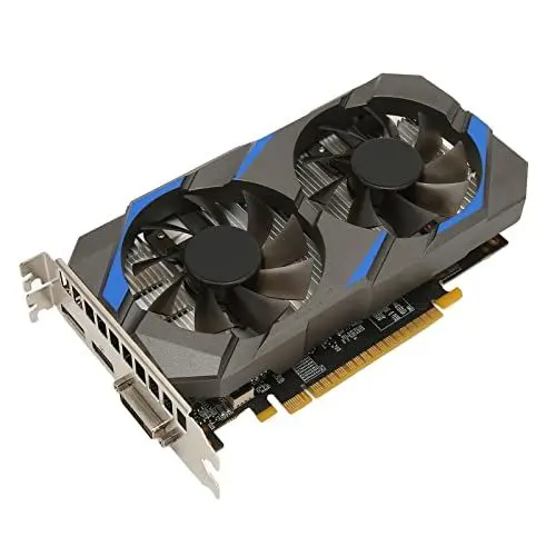 Produktbild: VBESTLIFE GTX1050Ti 4 GB Grafikkarte, GDDR5, 128 Bit, PCI Express 3.0 X16, 1304/7008 MHz, Gaming-Grafikkarte mit DVI-, DP- und HDMI-Schnittstelle