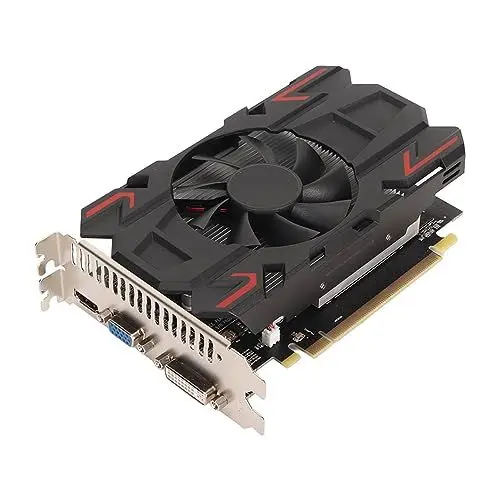 Produktbild: VBESTLIFE HD6770 4 GB Gaming-Grafikkarte, 4 GB DDR5 128-Bit-PC-Grafikkarte, PCI Express 2.0 16X, 2560 X 1600, Unterstützung für DirectX 11 (HD6770 4 GB DDR5)