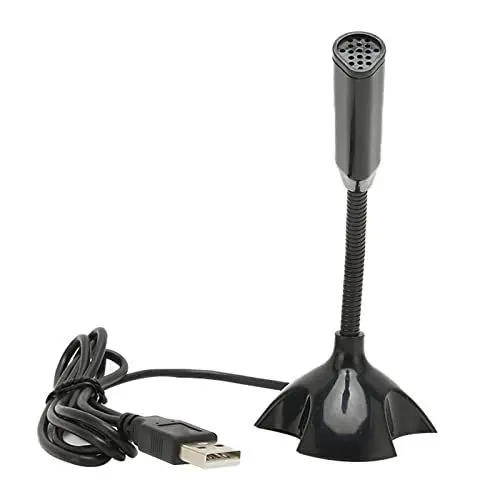 Produktbild: VBESTLIFE Kondensatormikrofon, Professionelles Omnidirektionales Desktop-USB-Mikrofon, Rauschunterdrückung, für Konferenzen, Aufnahmen, ASMR, Gesang, Sprache