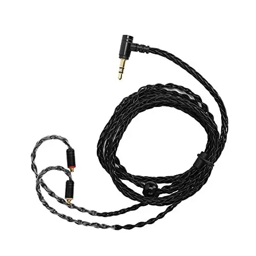 Produktbild: VBESTLIFE Kopfhörerkabel, Kopfhörerkabel Plug and Play für SE215 SE535 SE846 (Schwarz 3,5 stereoskopisch)