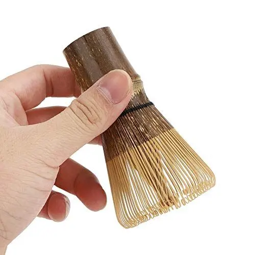 Produktbild: VBESTLIFE Matcha-Schneebesen Japanisches Teewerkzeug zum Mischen von pulverisiertem Tee Bereiten Sie eine traditionelle Tasse Matcha zu(Lila Bambus 100 Originale)