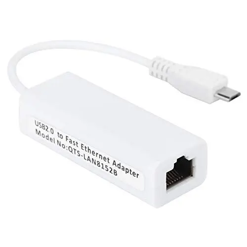 Produktbild: VBESTLIFE USB2.0 Ethernet Adapter, Netzwerkkarten Adapter, Ethernet Adapter Micro USB auf RJ45 für Zero 1.3/W