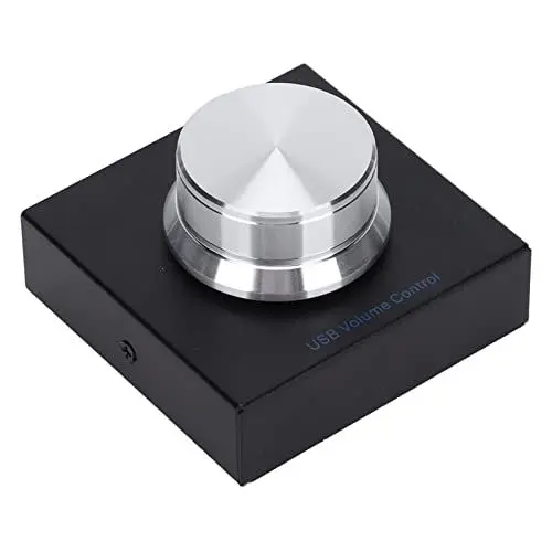 Produktbild: VBESTLIFE USB-Lautstärkeregler, Knopf EIN-Tasten-Stummschaltung Multimedia-Lautstärkeregler für PC-Computer-Lautsprecher-Audio, Plug and Play