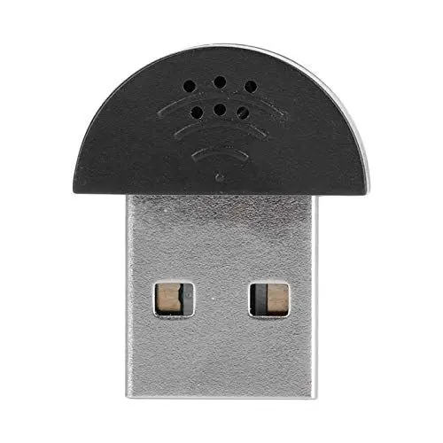 Produktbild: VBESTLIFE USB-Mikrofon, für Computer-PC, Studio-Sprache, Audioaufzeichnung, MIC-Adapter, 360 ° omnidirektional Omnidirektional, Kompatibilität(schwarz)