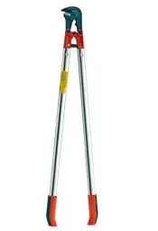 Produktbild: VBW Baustahlmattenschneider LightCUT 1000 mm (Schneidwerkzeug für flach liegende Baustähle, Leichtmetall-Griffpaar, Zwei-Komponenten Griff, Schere mit Pufferzone) 435010, Silber