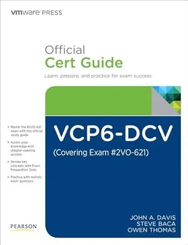 Produktbild: Vcp6-dcv Official Cert Guide Covering Exam #2vo-621 (Vmware Press Certification)