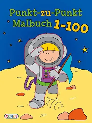 Produktbild: VE 5 Punkt-zu-Punkt-Malbuch 1-100