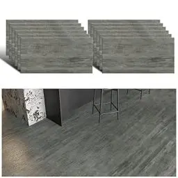 Produktbild: VEELIKE PVC Bodenbelag Betonoptik Bodenfliesen Selbstklebende Vinylboden Retro Fliesenaufkleber Boden Klebefliesen Küchenfliesen Wasserfest Vinyl Fliesen Badezimmer Schlafzimmer 60cm x 30cm 12 Stück