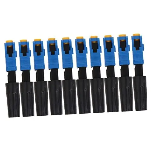 Produktbild: Veemoon 10St Der Glasfaseranschluss Anschlüsse LWL-Schnellverbinder、 lichtwellenleiter lichtfaser stoßverbinder Adapterstecker für optische Fasern Singlemode-Faseranschluss Lederfaden upc